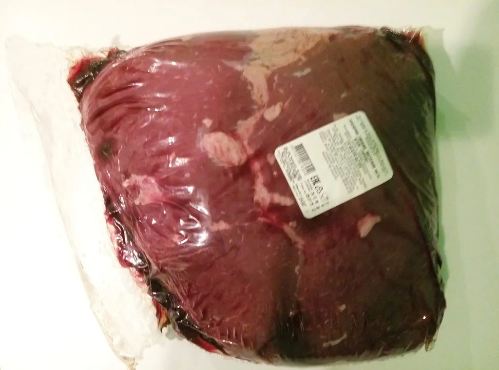 фотография продукта Мраморная говядина Topside 450р/кг
